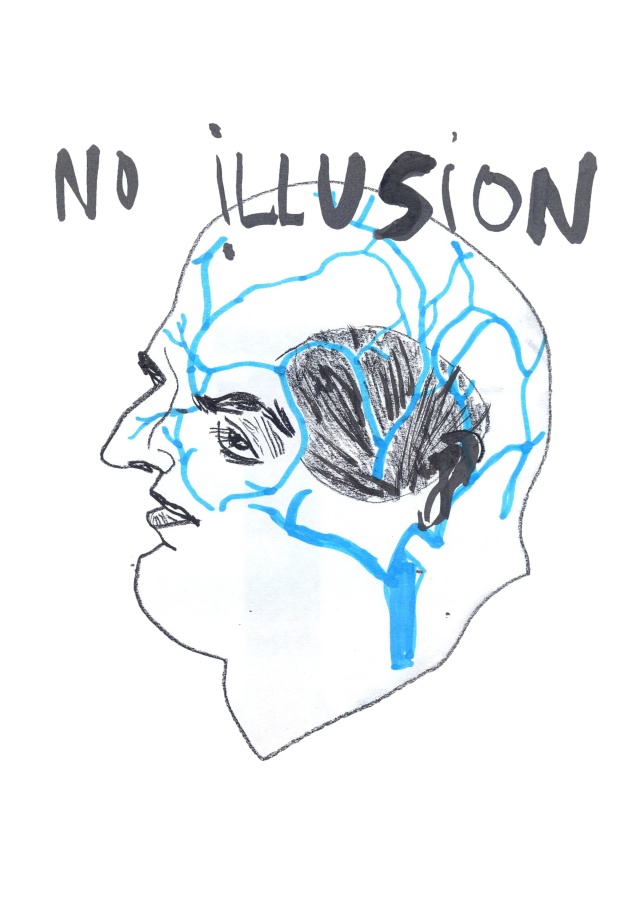 no illusion with text